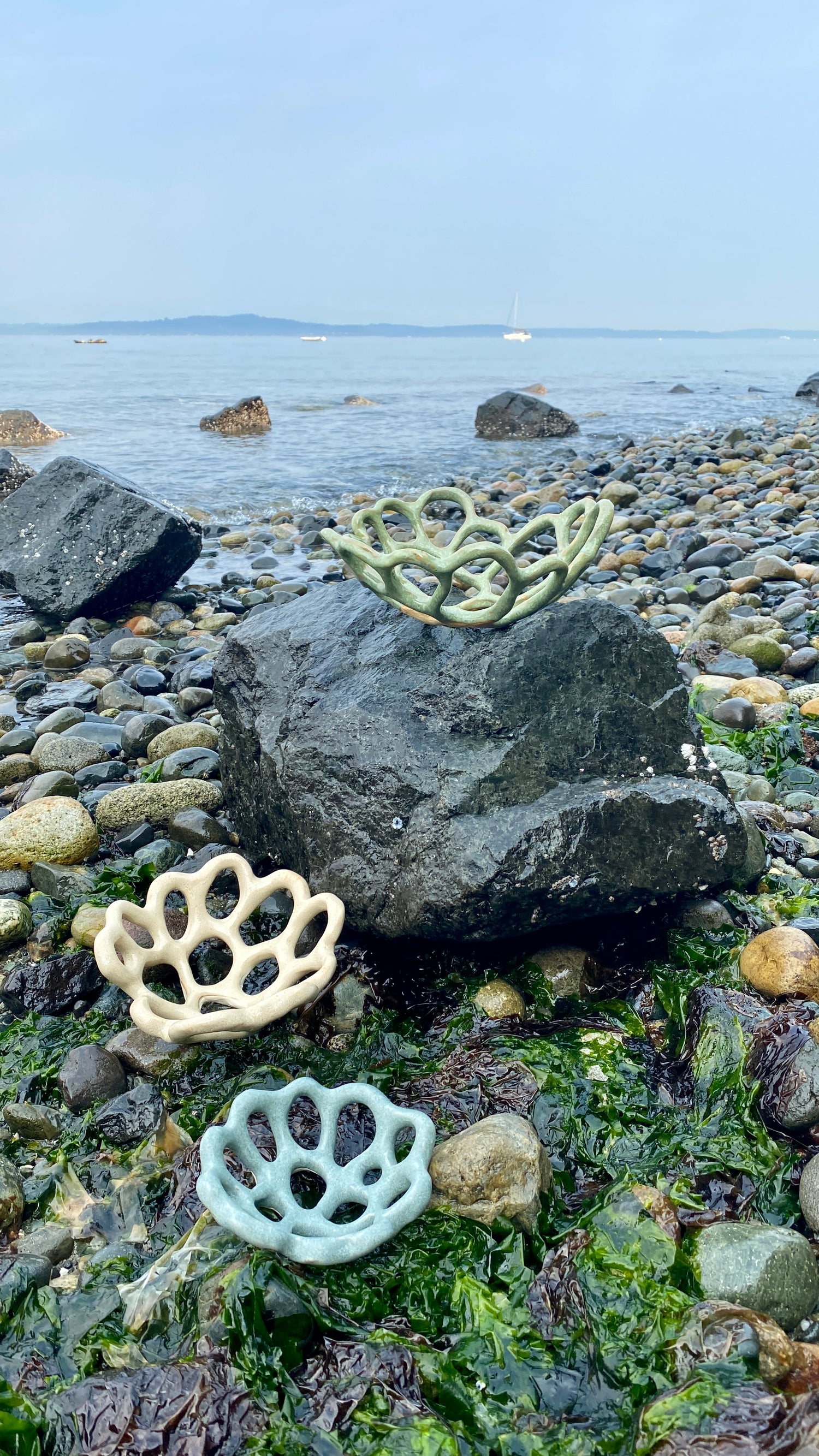 Fenestrated Sculptural Bowls Pacific Northwest Puget Sound Inspired